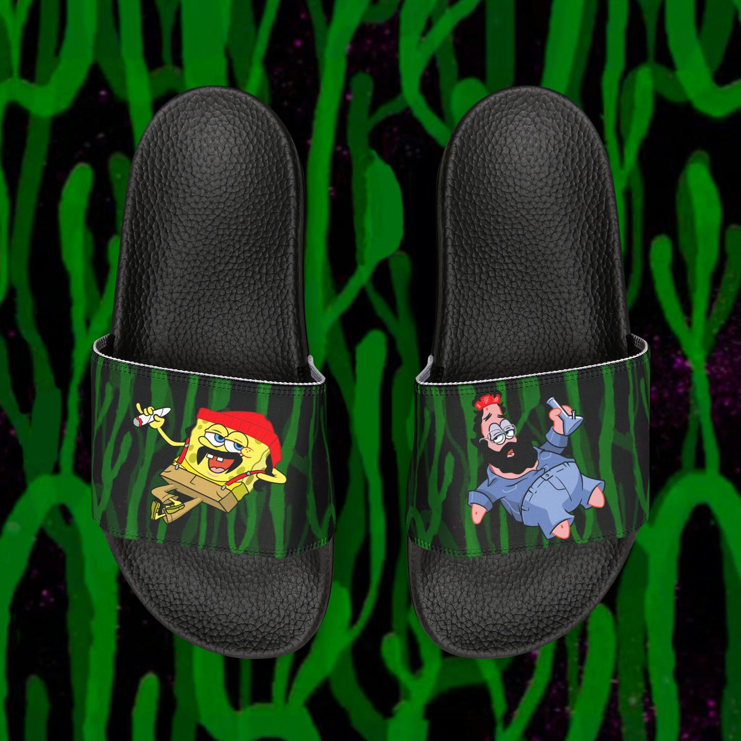 Sea Weed men's PU slide sandals
