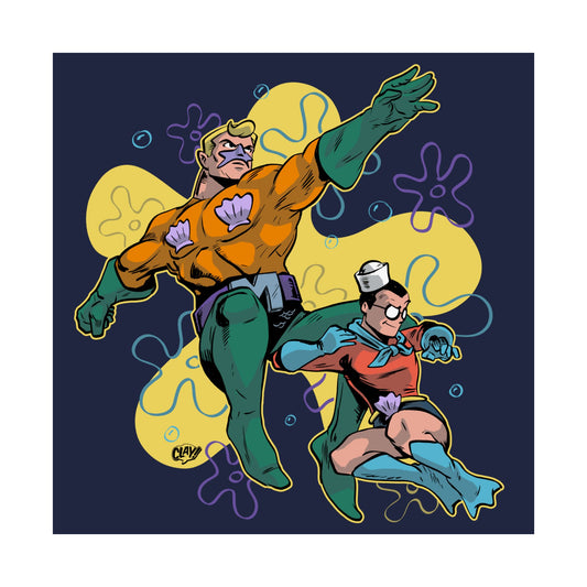 The Sea Knight Returns satin poster