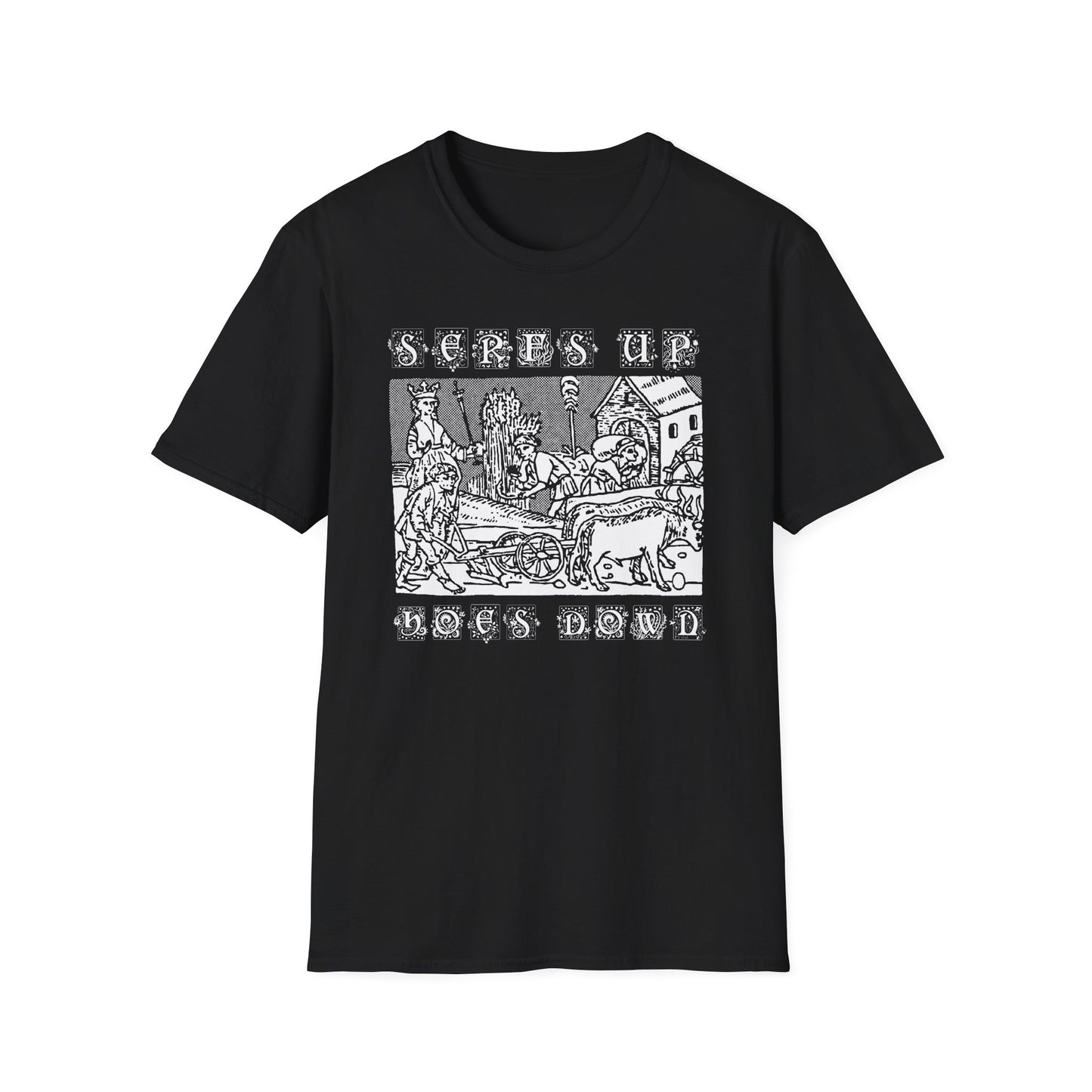 SERFS UP, HOES DOWN t-shirt