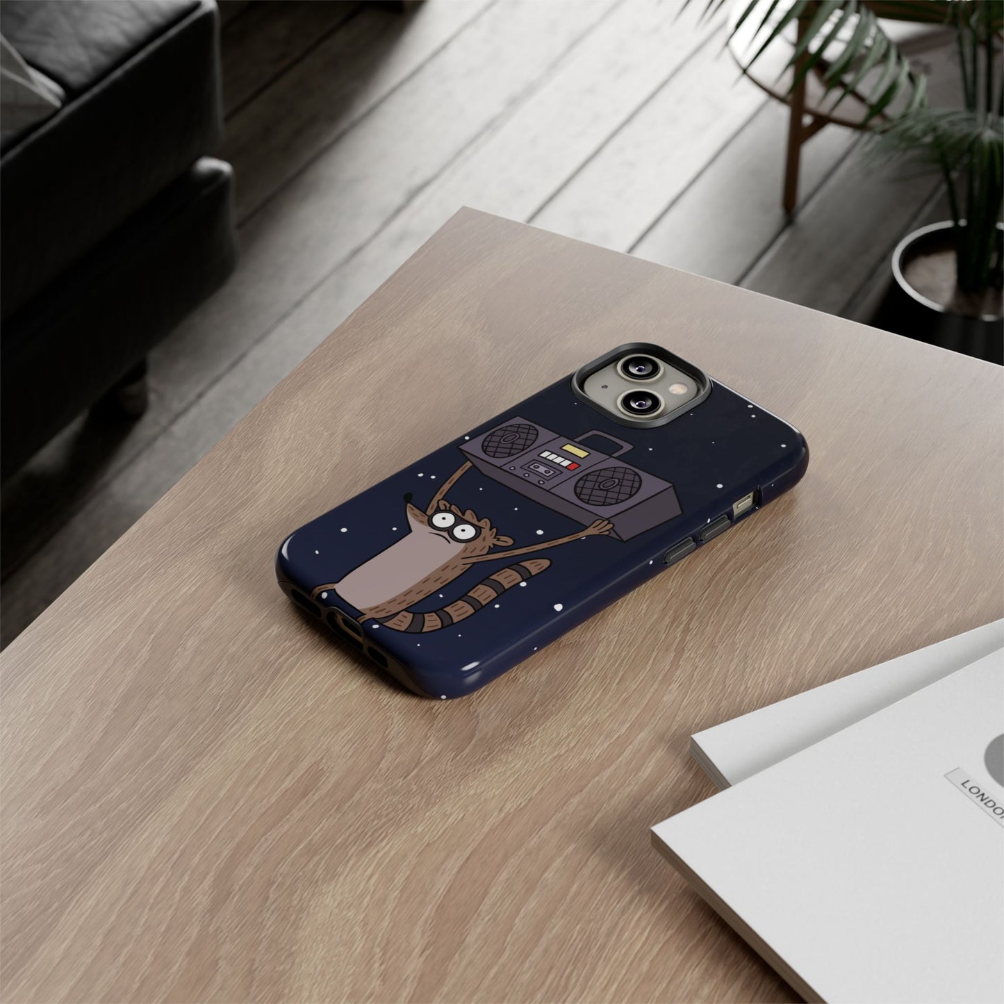 Rigby Boombox iphone case