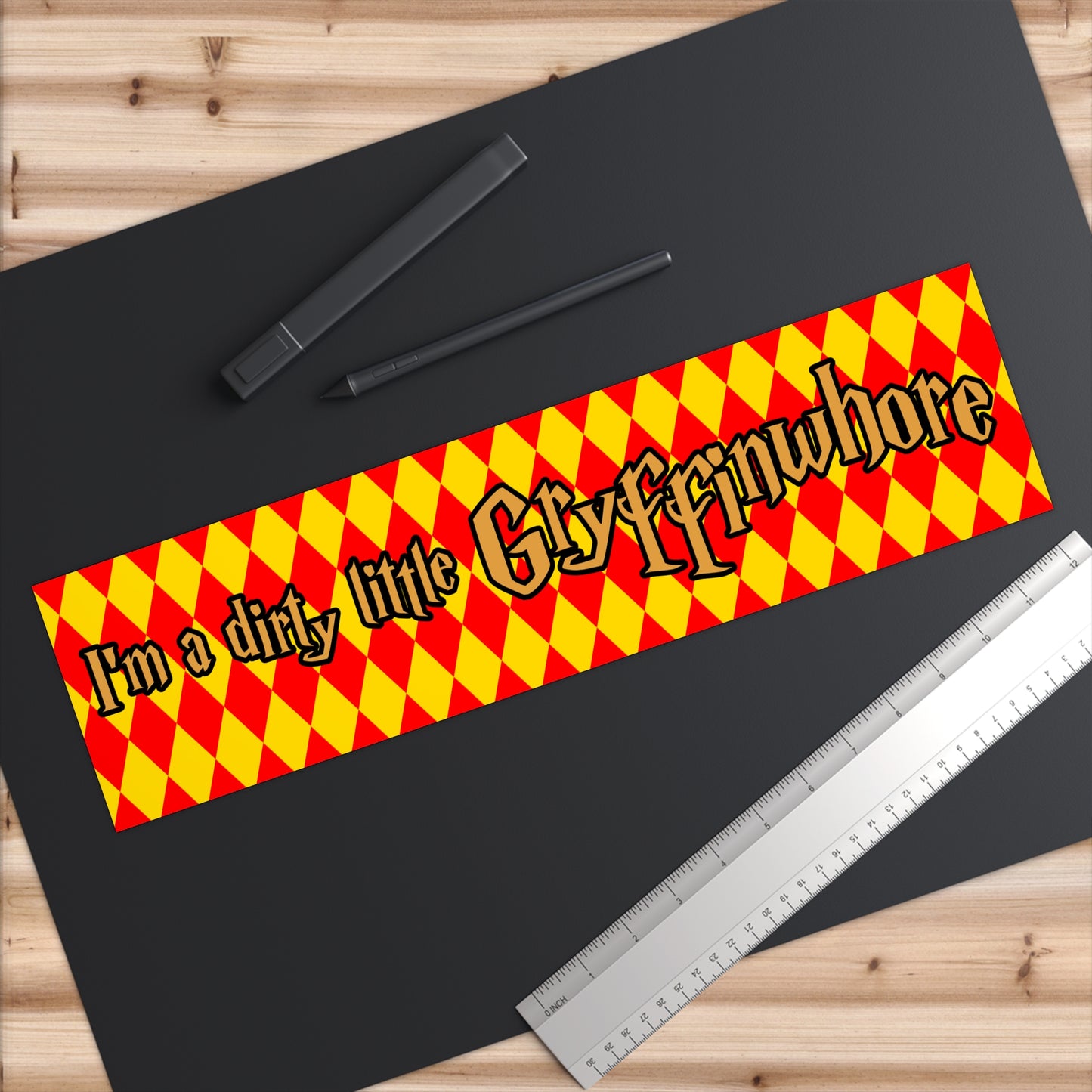 Dirty Potter Gryffinwhore bumper sticker