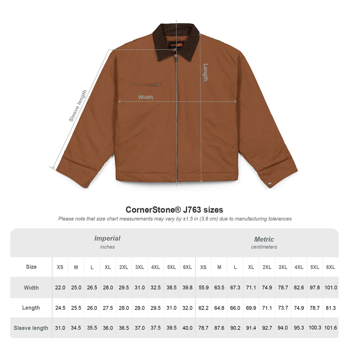 Fink MFG. embroidered work jacket
