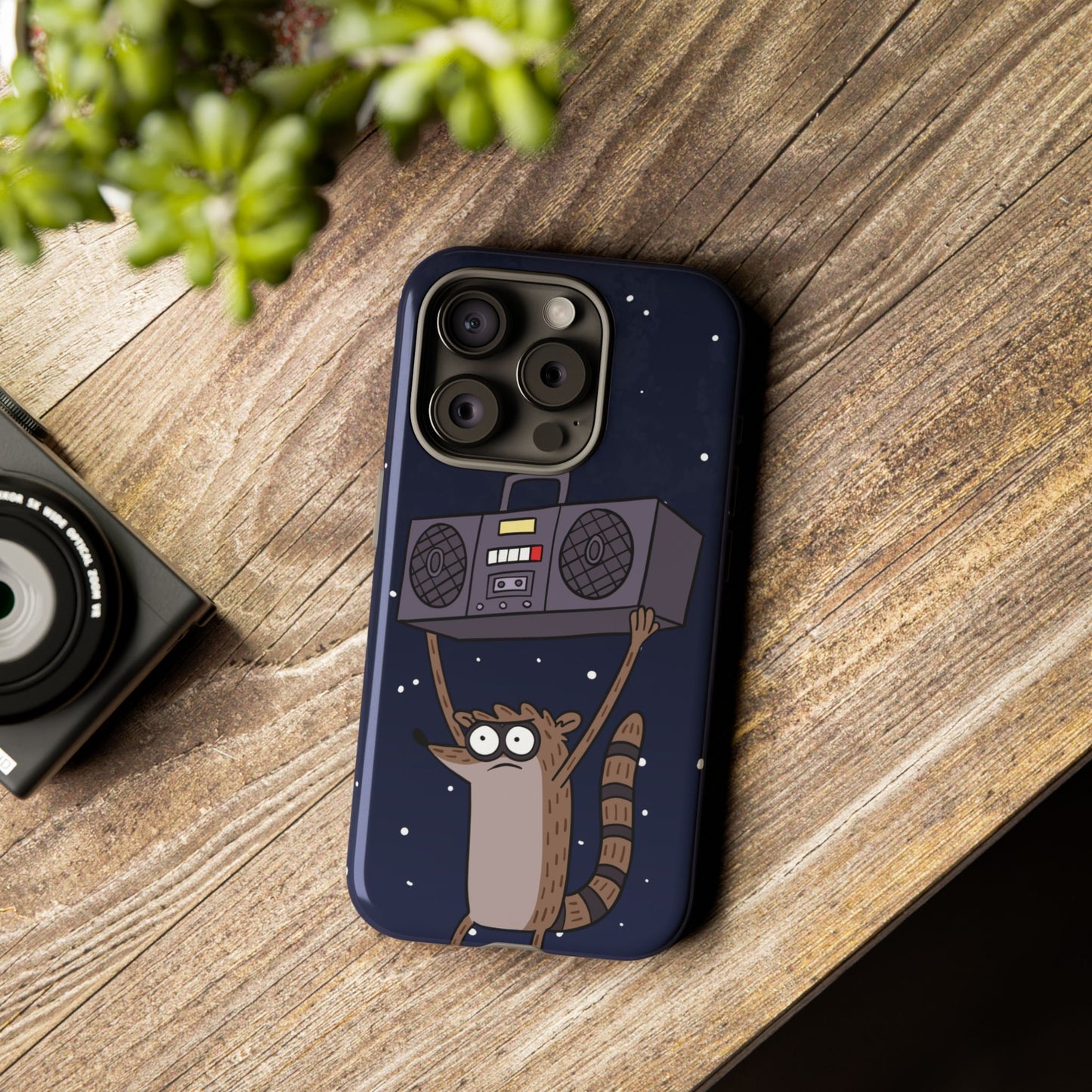 Rigby Boombox iphone case