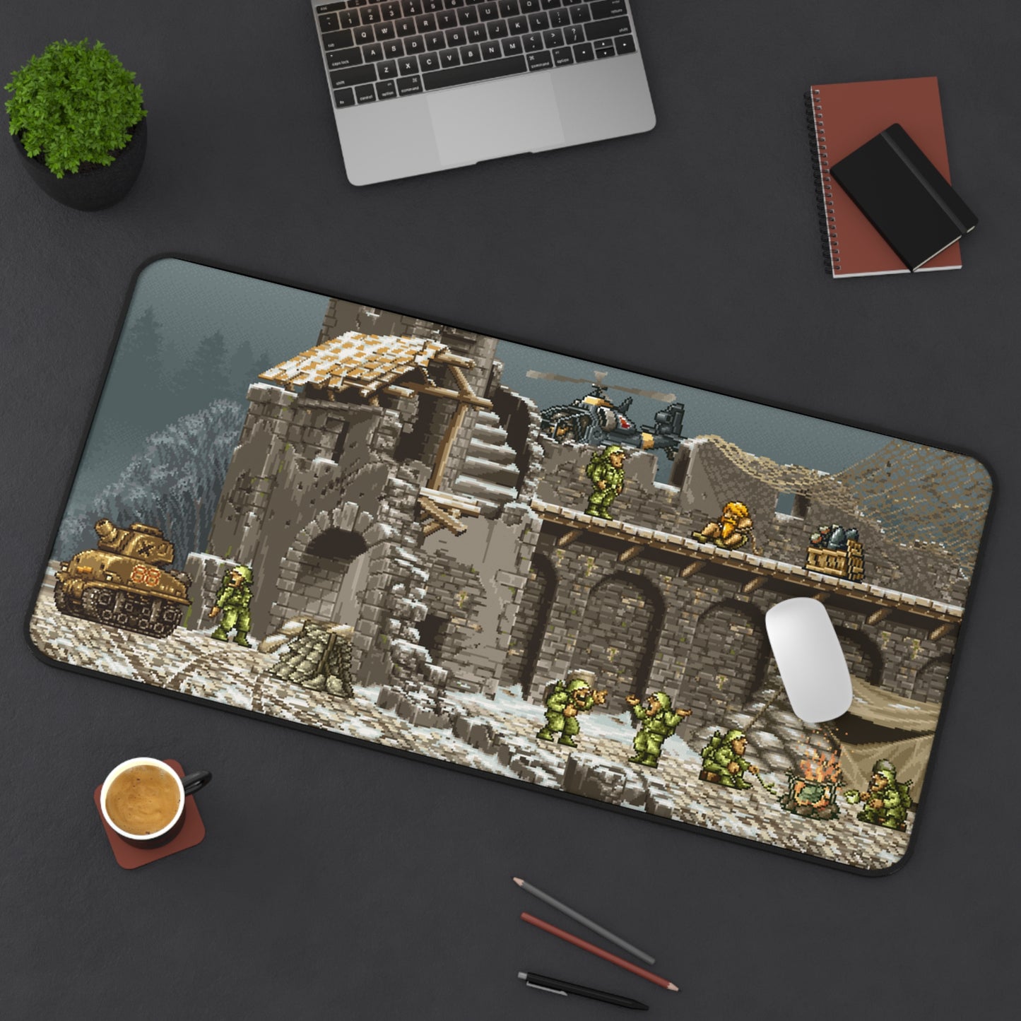 Rebel Army Base 32" X 16" desk mat