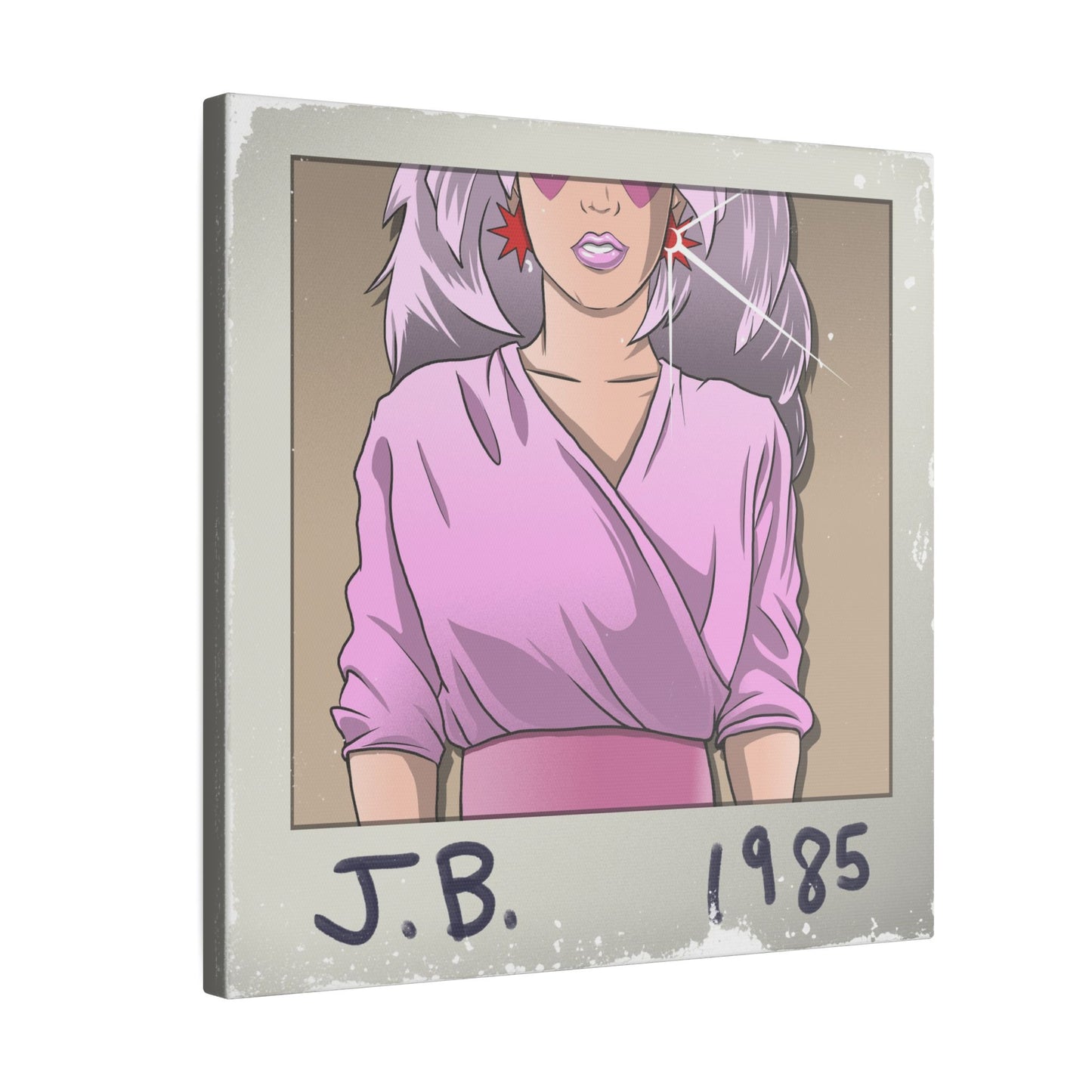 JB 1985 12" X 12" canvas print