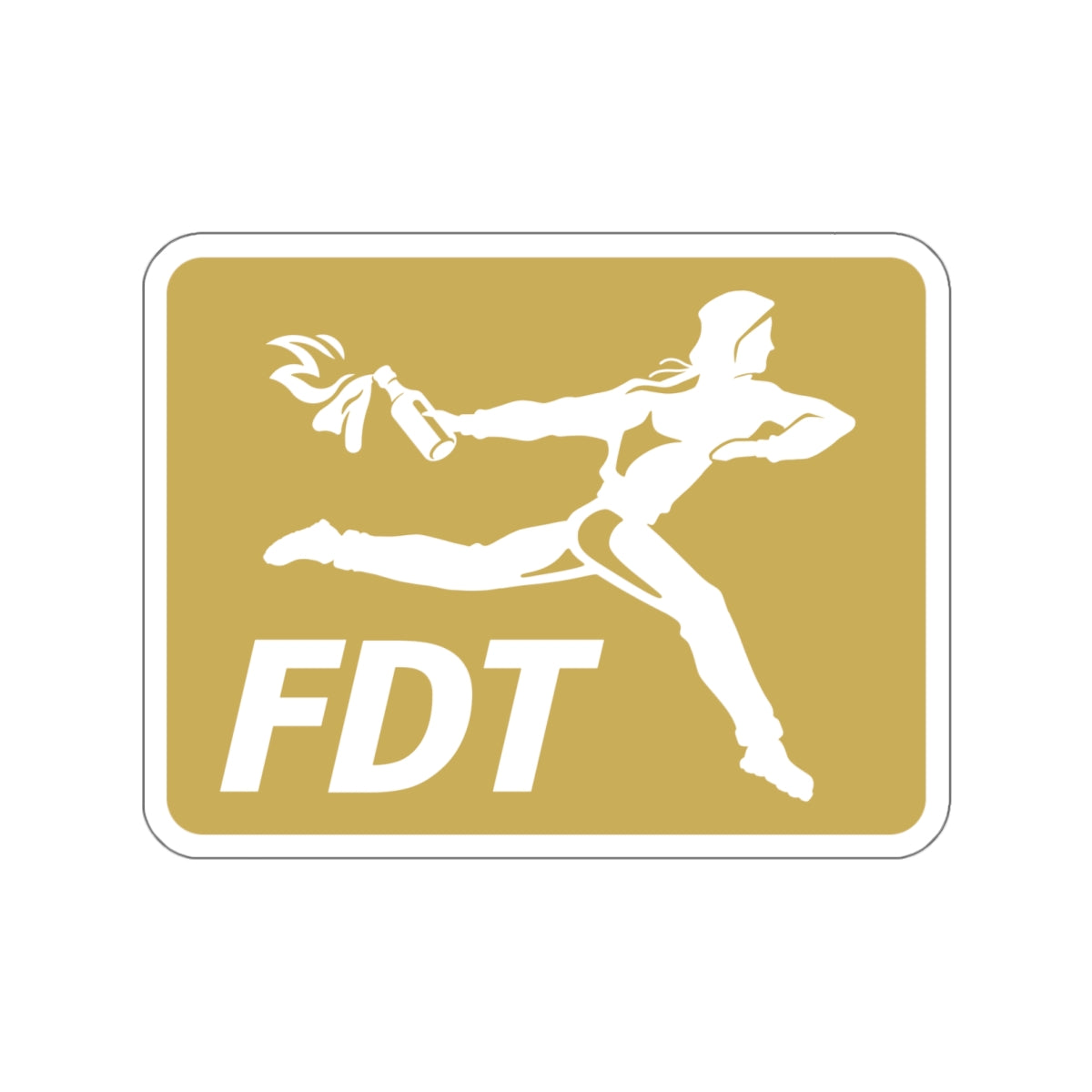 FDT vinyl sticker