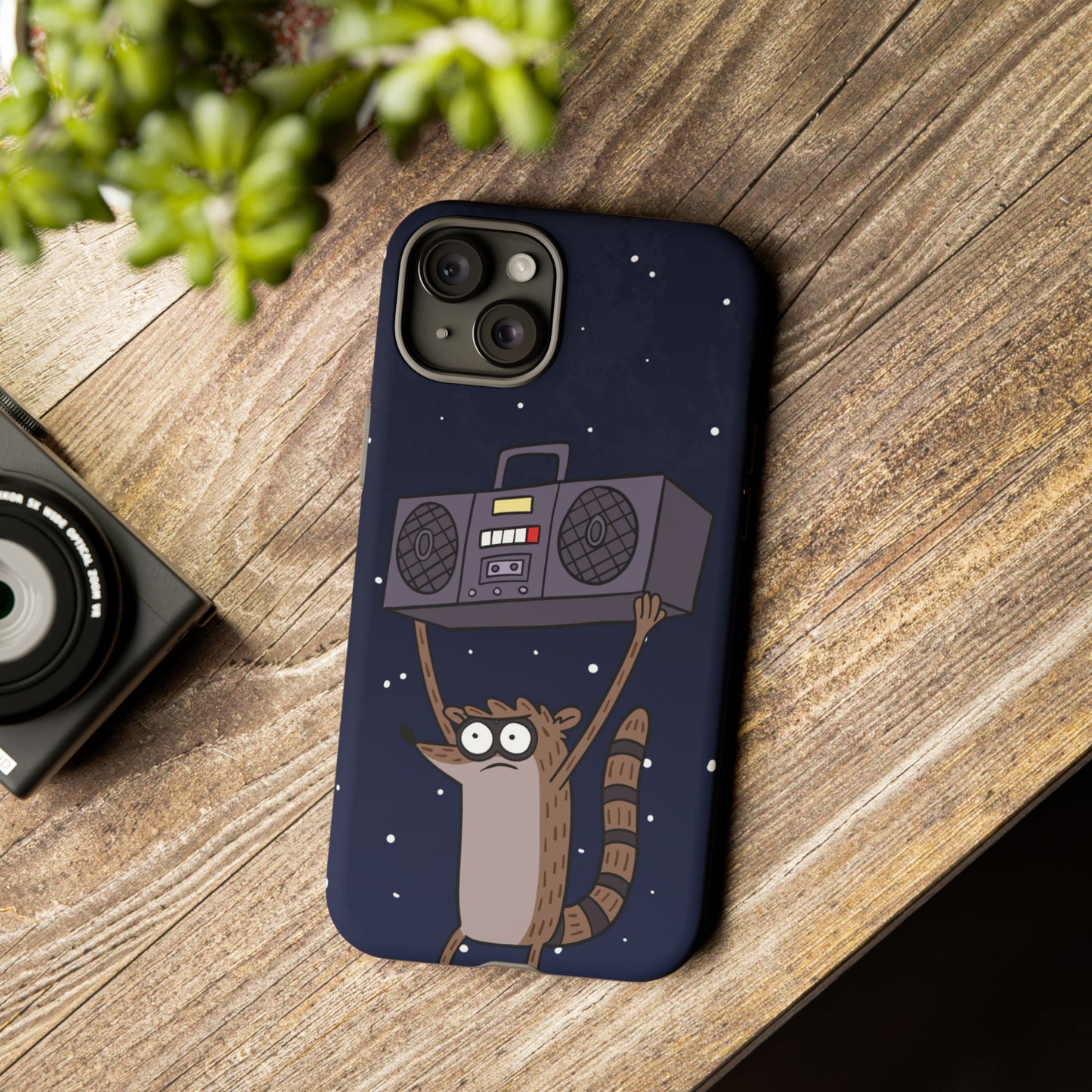 Rigby Boombox iphone case