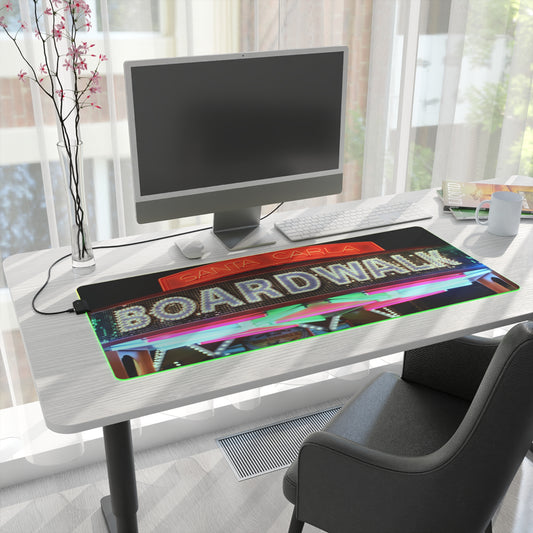 Santa Carla Boardwalk LED desk mat