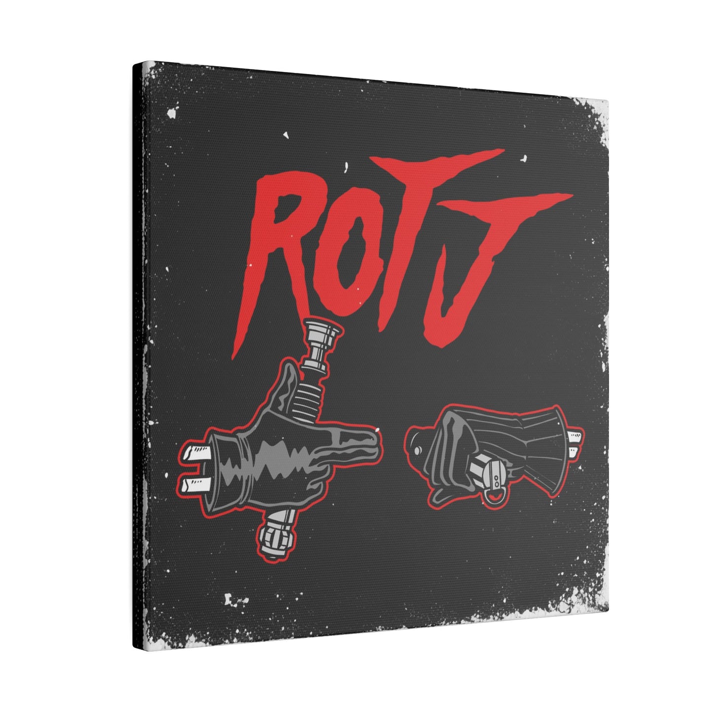 Run the Galaxy 12" X 12" canvas print