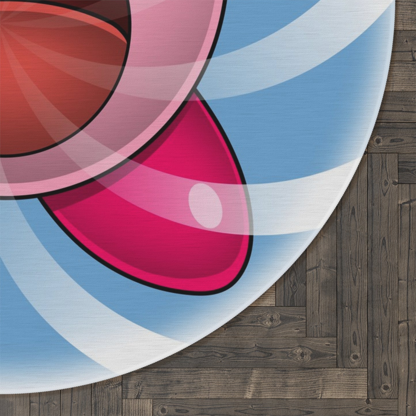 Open Wide round rug