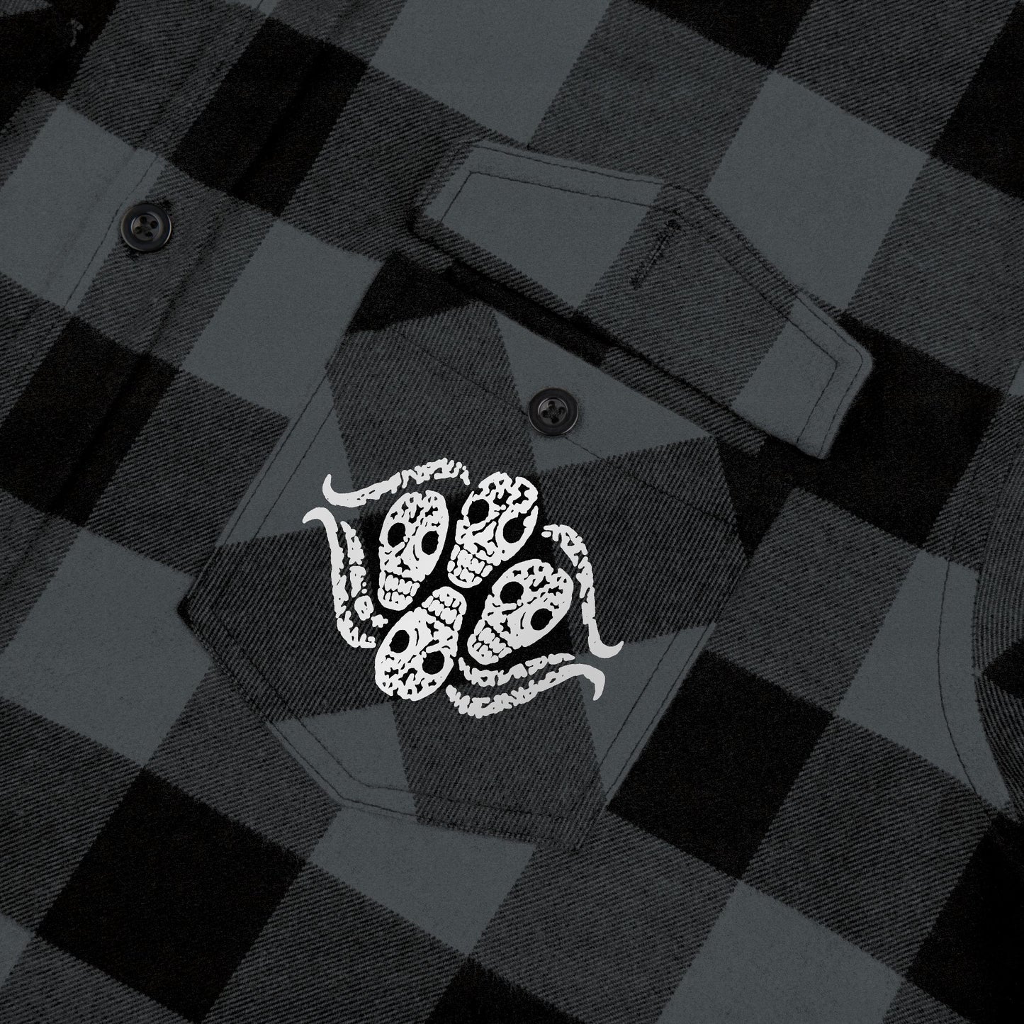 Never Trust the Living flannel shirt