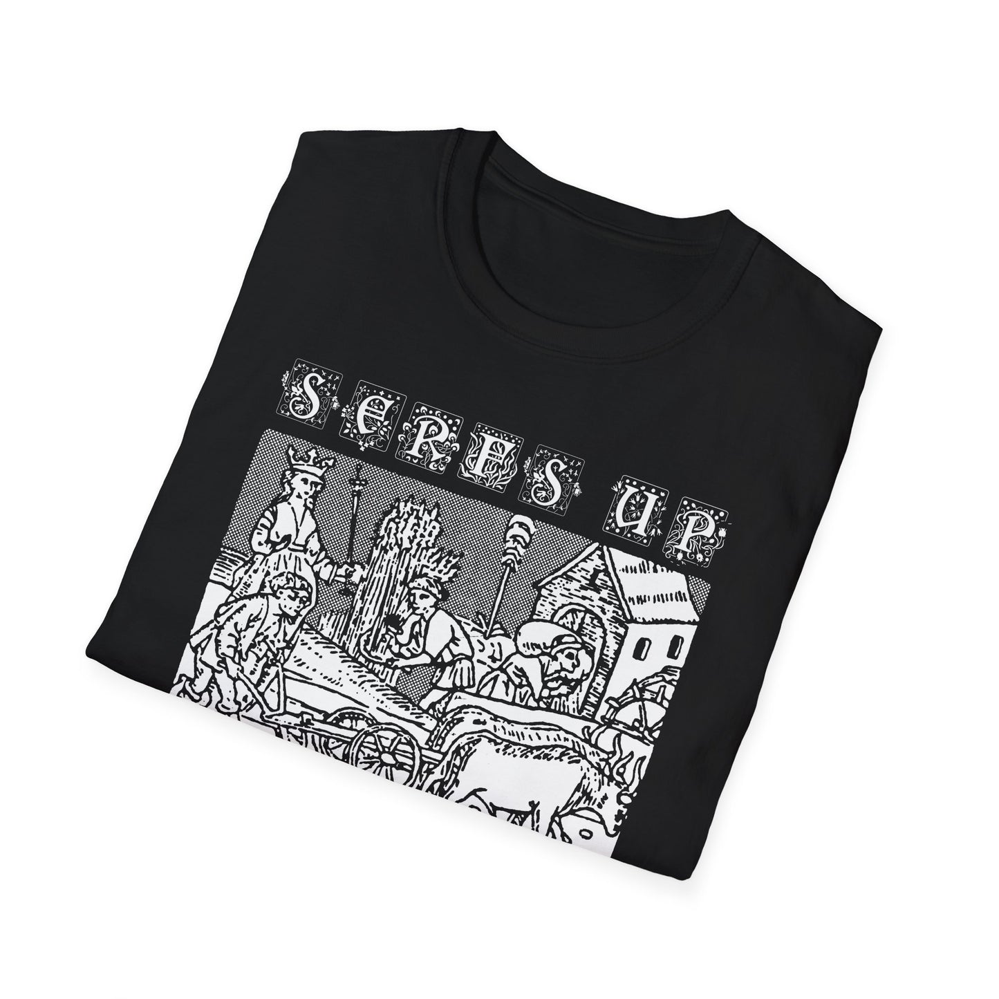 SERFS UP, HOES DOWN t-shirt