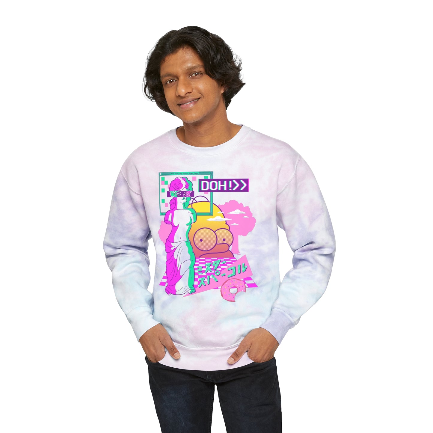 Vapor De Milo tie-dye sweatshirt