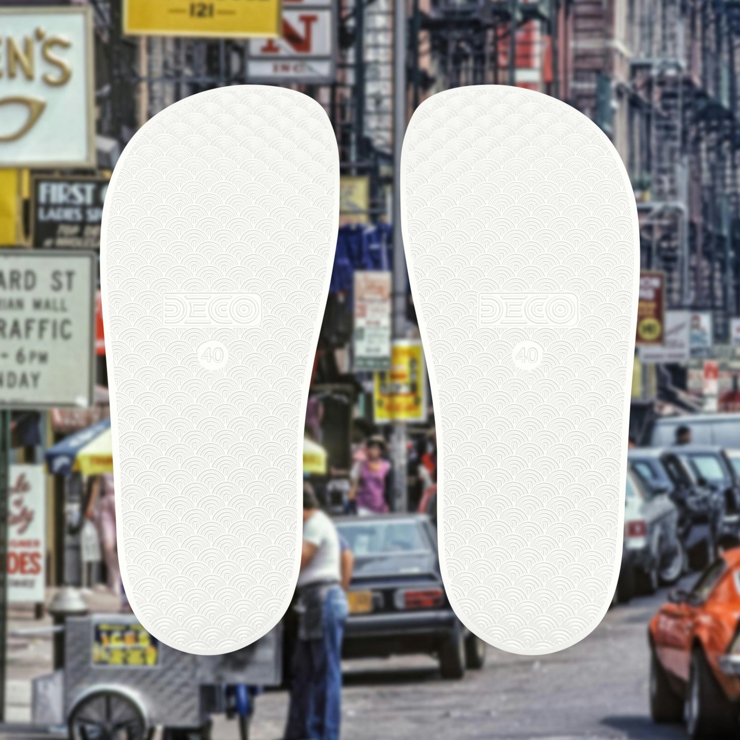 NYC Cup men's PU slide sandals