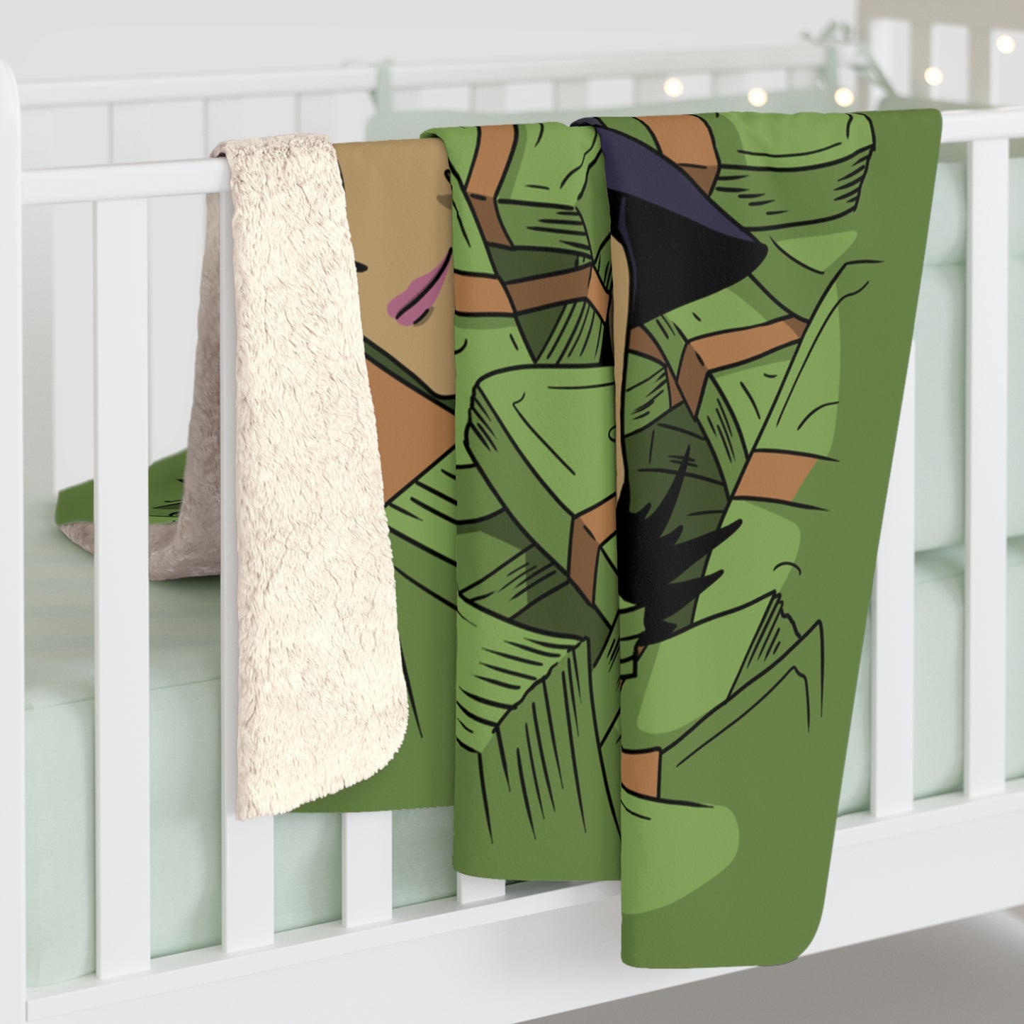 Buried In Cash sherpa fleece blanket