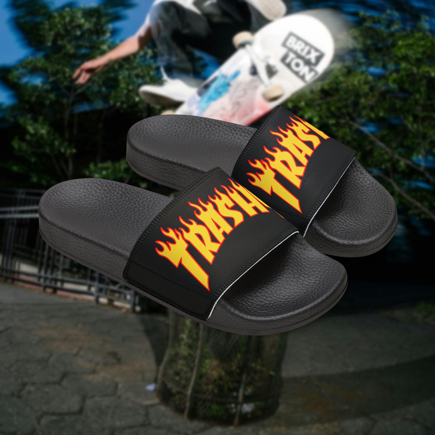 TRASHY men's PU slide sandals