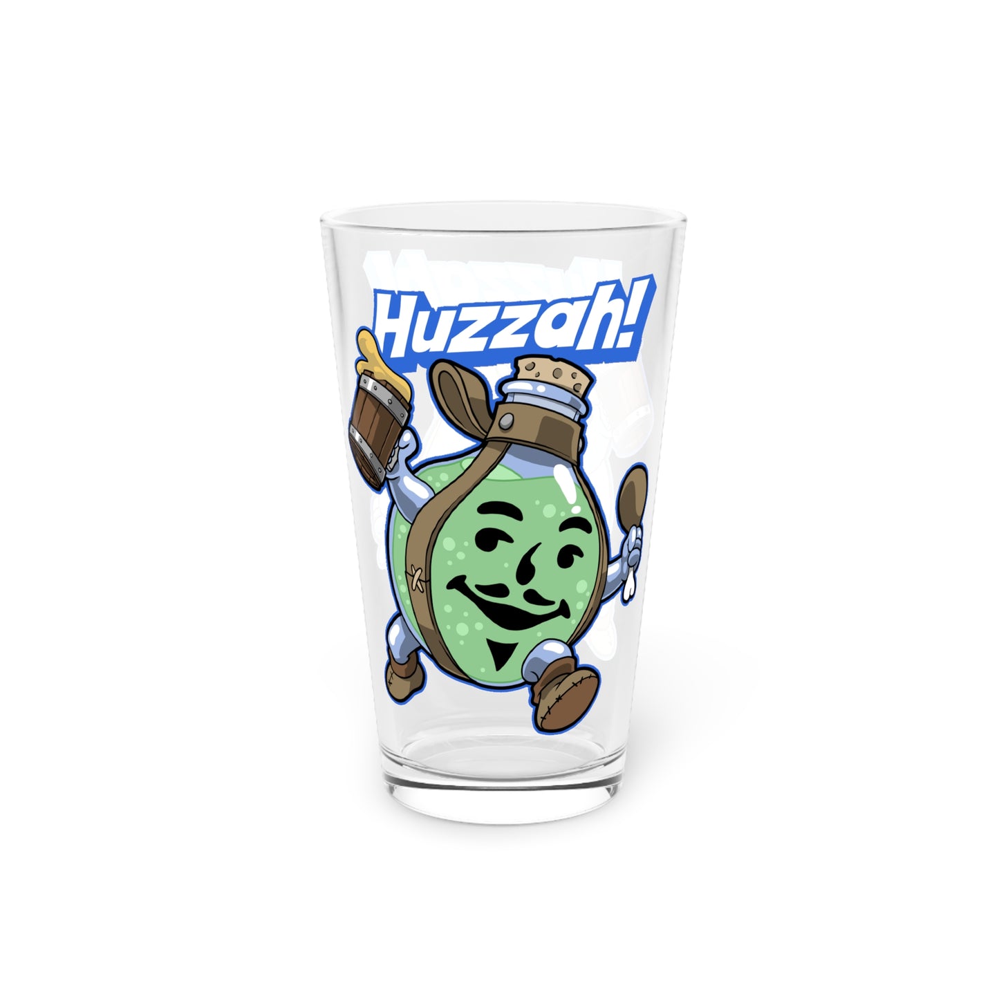 Kool-Elixir Man pint glass