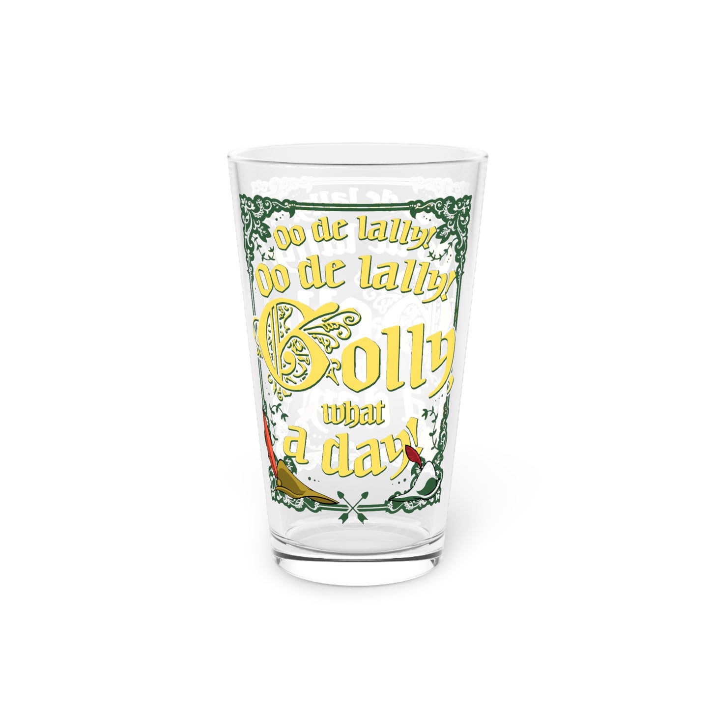 Golly What a Day pint glass