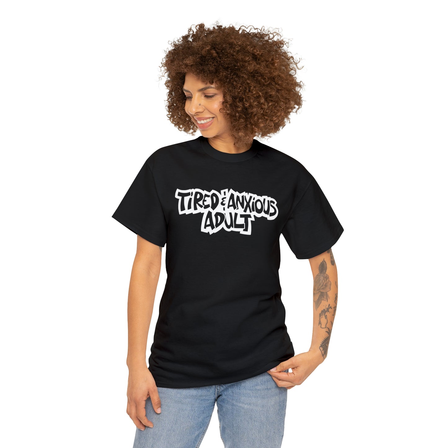 Tired & Anxious Adult t-shirt