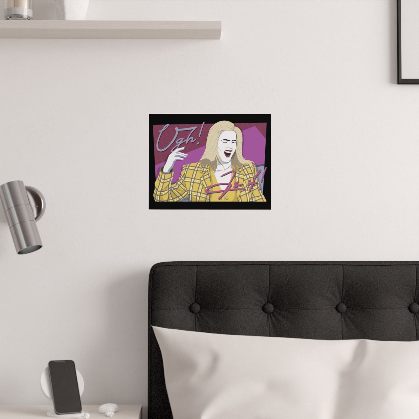 Retro As If satin poster