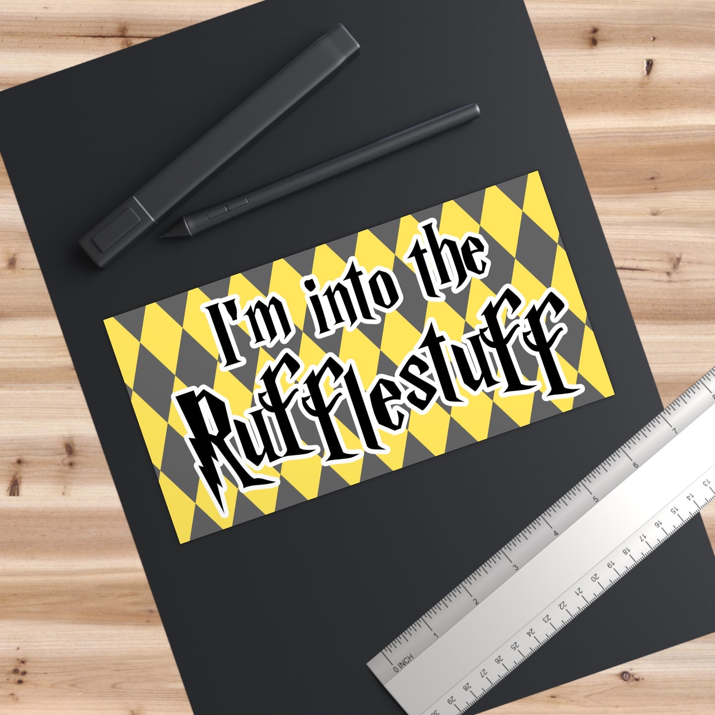 Dirty Potter RuffleStuff bumper sticker