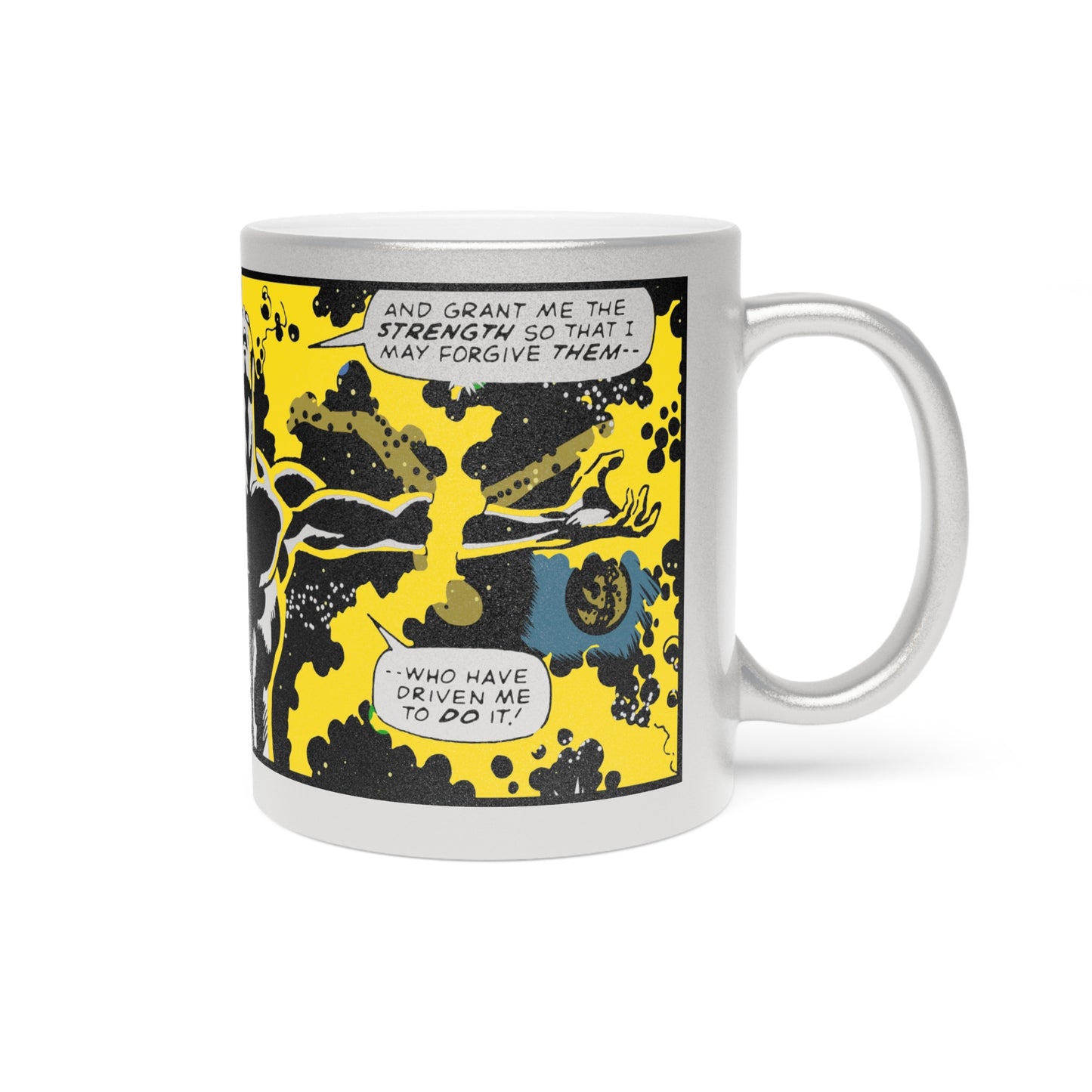 Forgive Me metallic mug