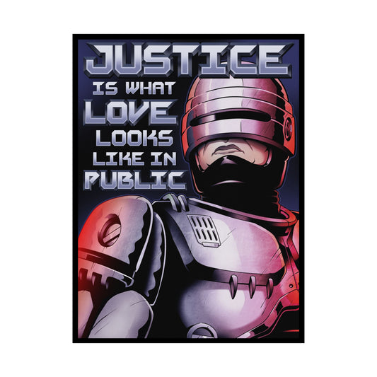 Robo Justice matte poster