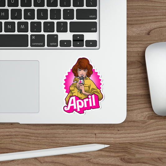 April Doll vinyl sticker