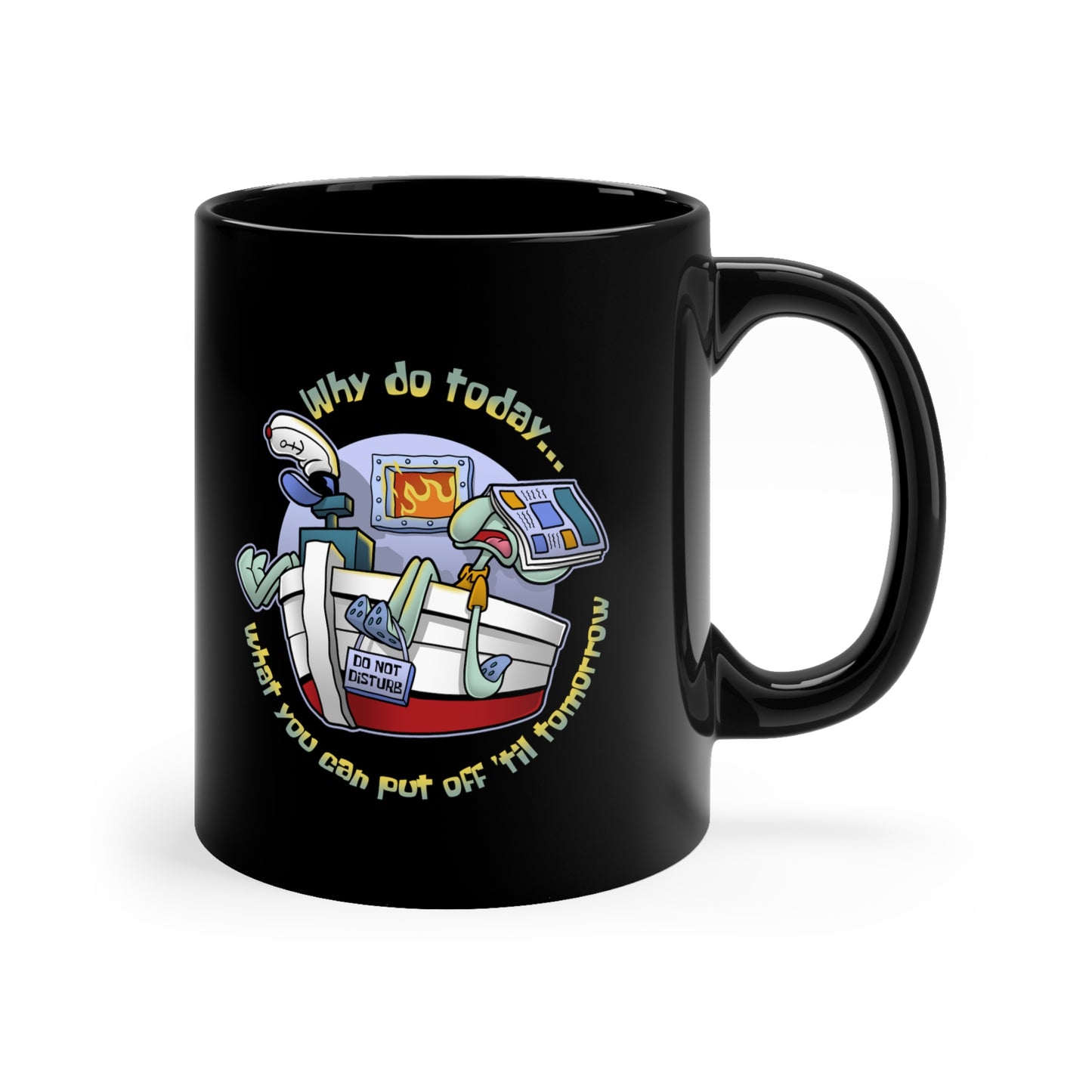 ProKRUSTination ceramic mug