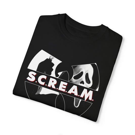 SCREAM Scary Crap Rules Everything Around Me t-shirt