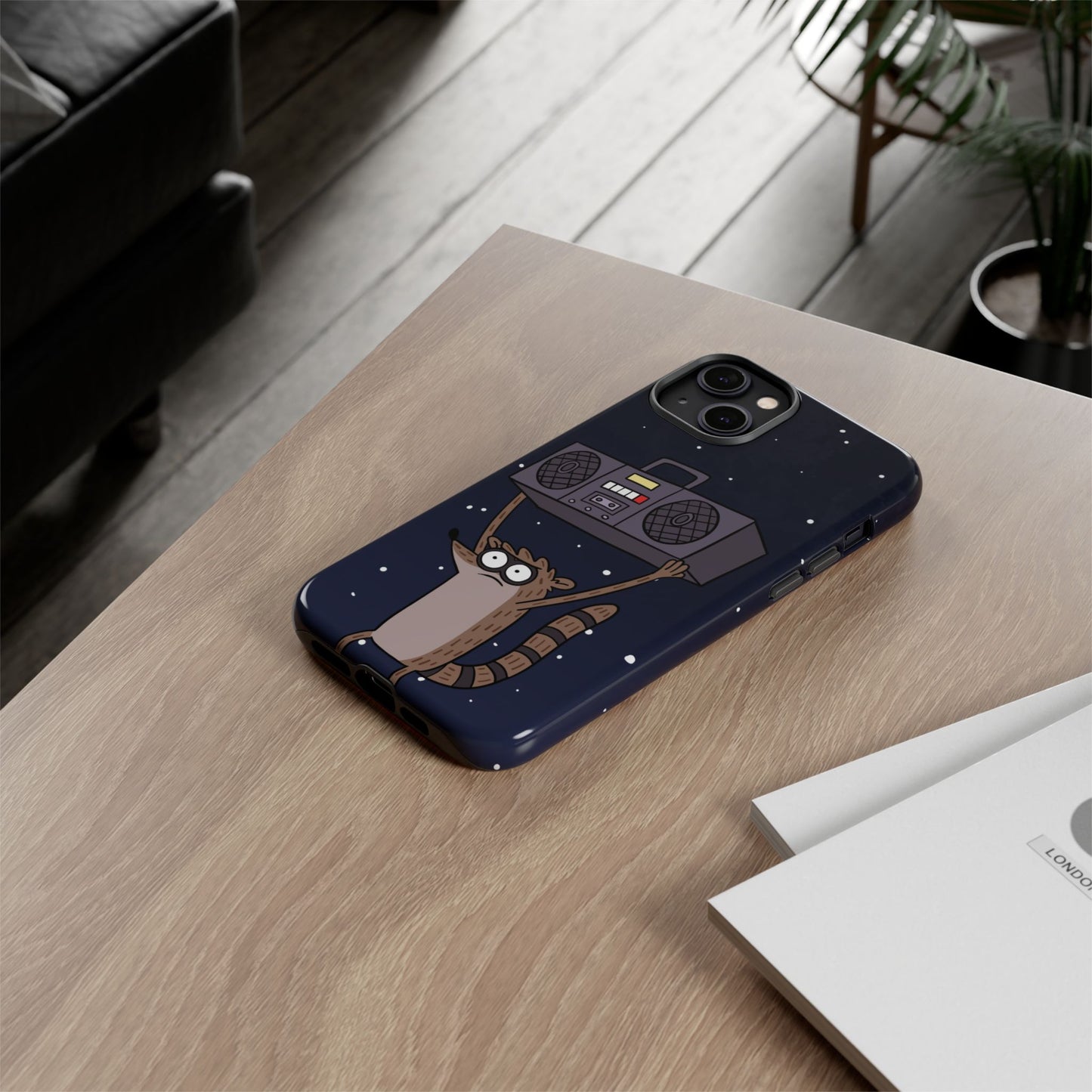 Rigby Boombox iphone case