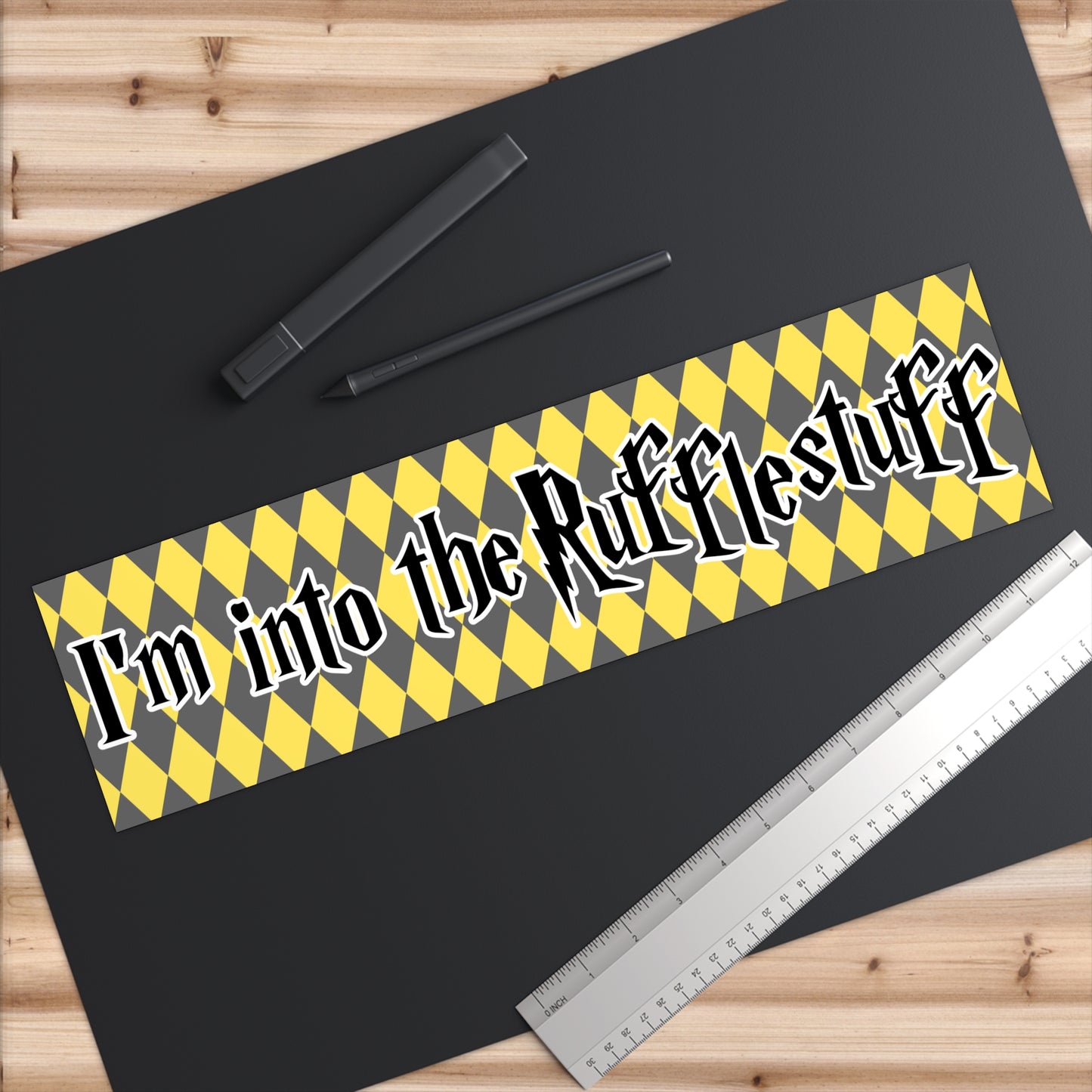 Dirty Potter RuffleStuff bumper sticker