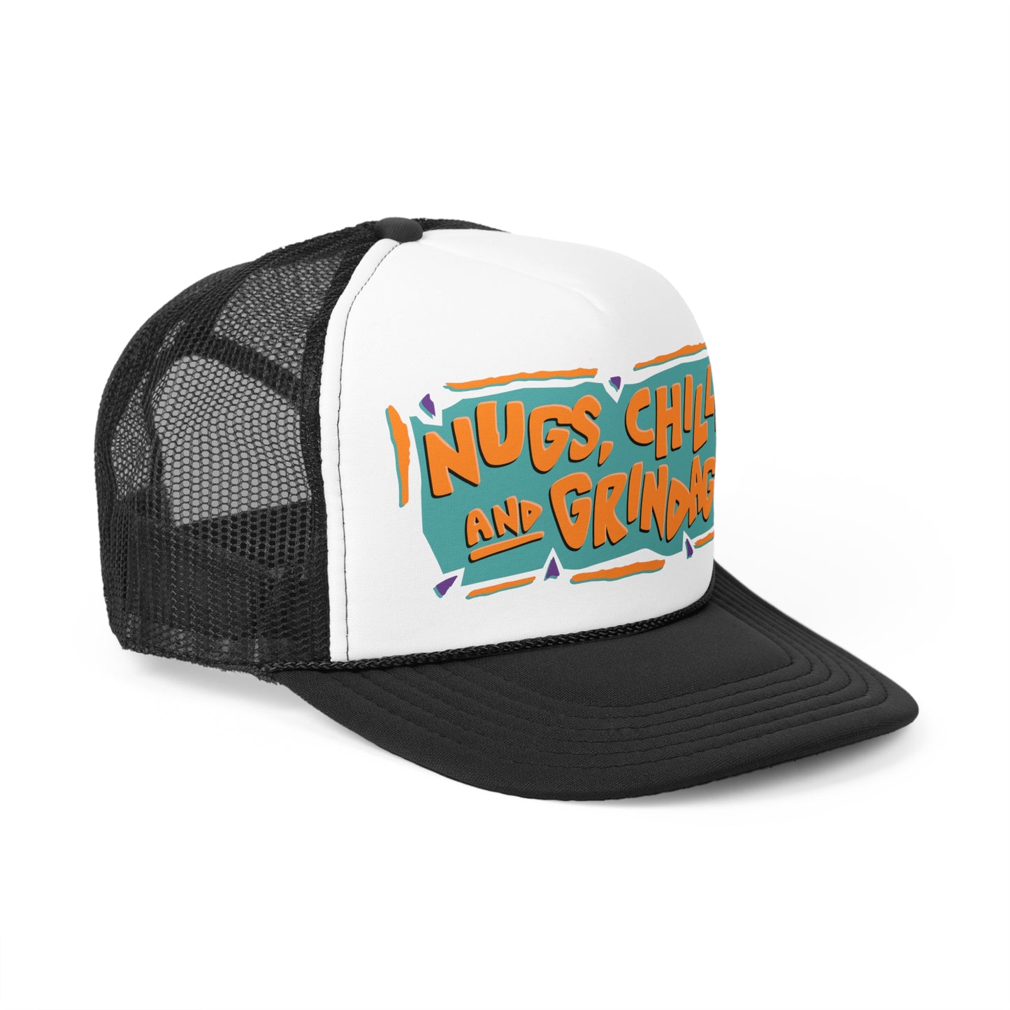 Nugs, Chillin & Grindage trucker hat