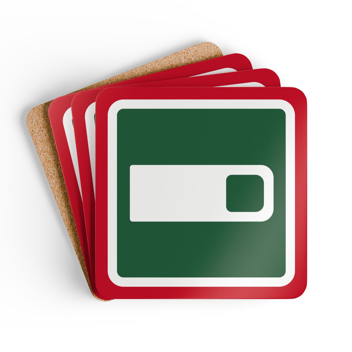 Semiotic Coffee premium corkback coaster set