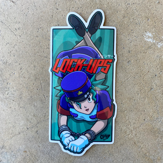 Lock-Ups Officer Jenny vinyl sticker