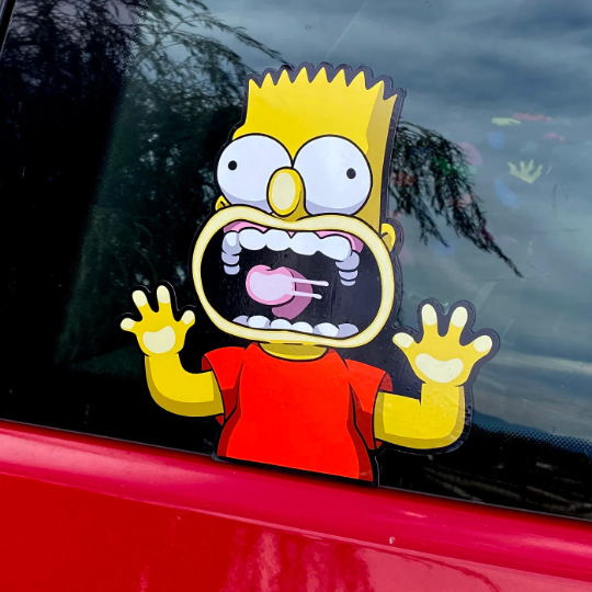 Bartass 8" window cling