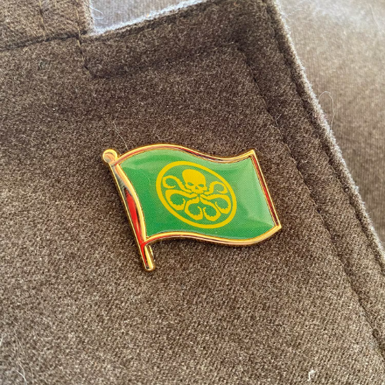 Hail Hydra Presidential Flag 1.25" Die-Struck/Digital Offset Pin