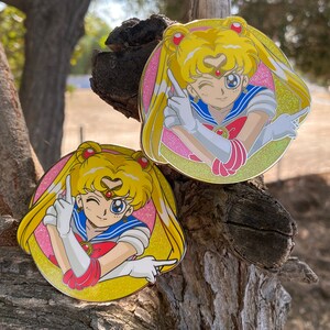 Sailor Mood 3" Hard Enamel Pin w/ glitter