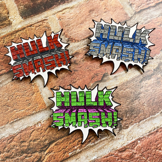 Hulk Smash 2.5" Soft Enamel Pin
