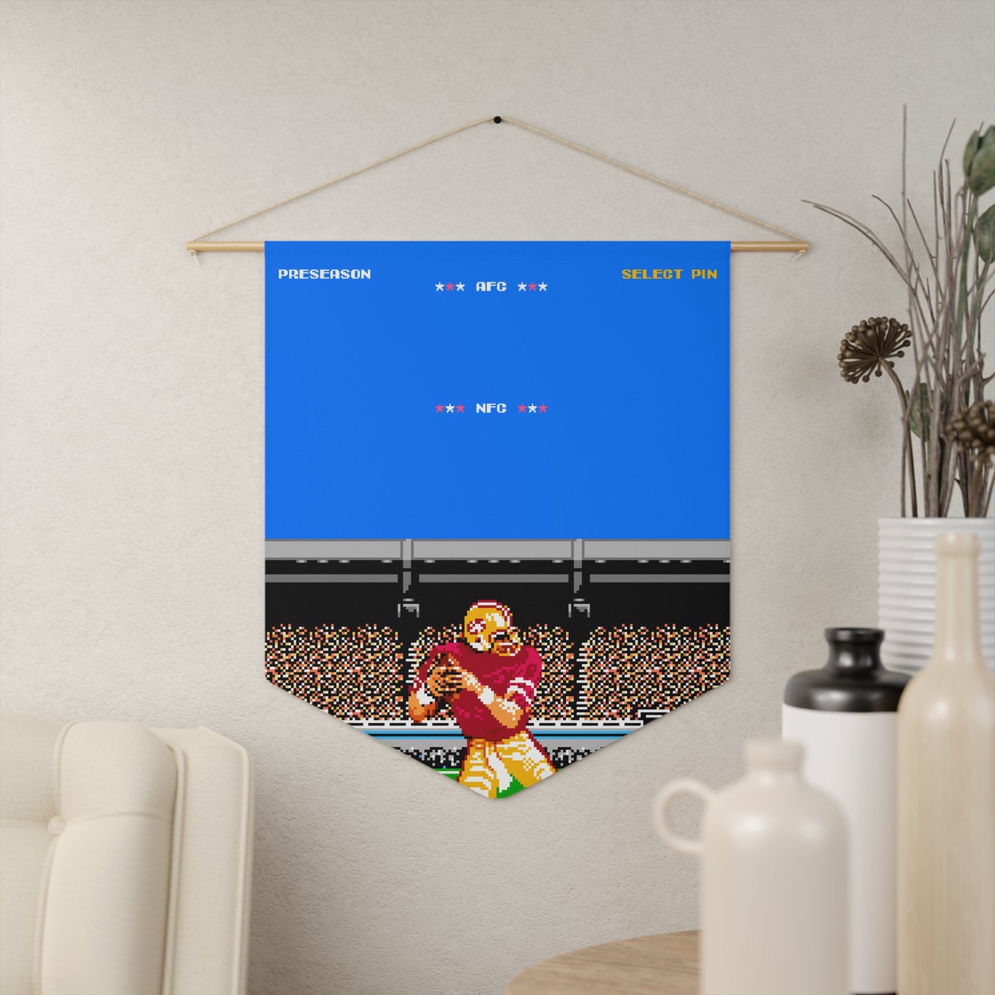 Pixel Super Bowl Pinventory Pennant