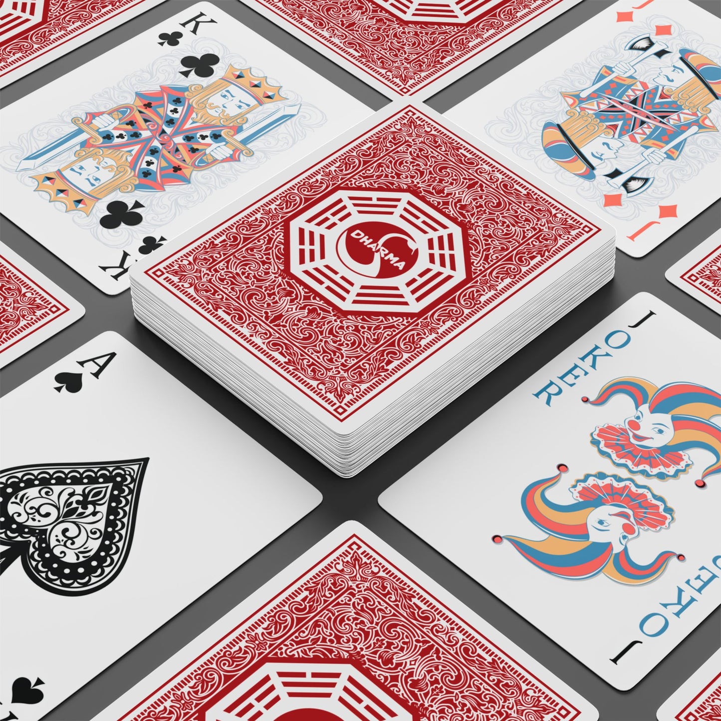 Dharma Swan playing cards