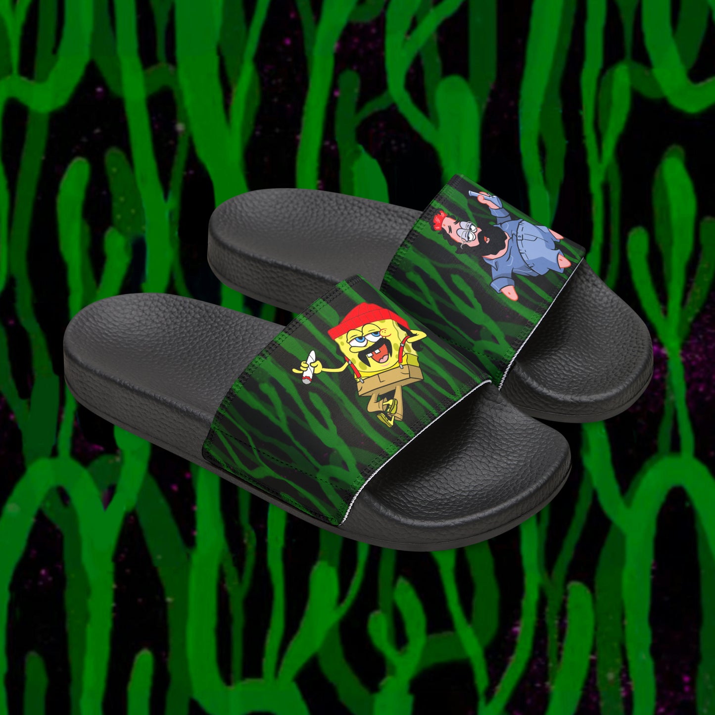 Sea Weed men's PU slide sandals