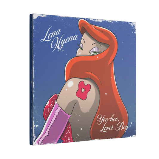 Sabrina Hyena 12" X 12" canvas print