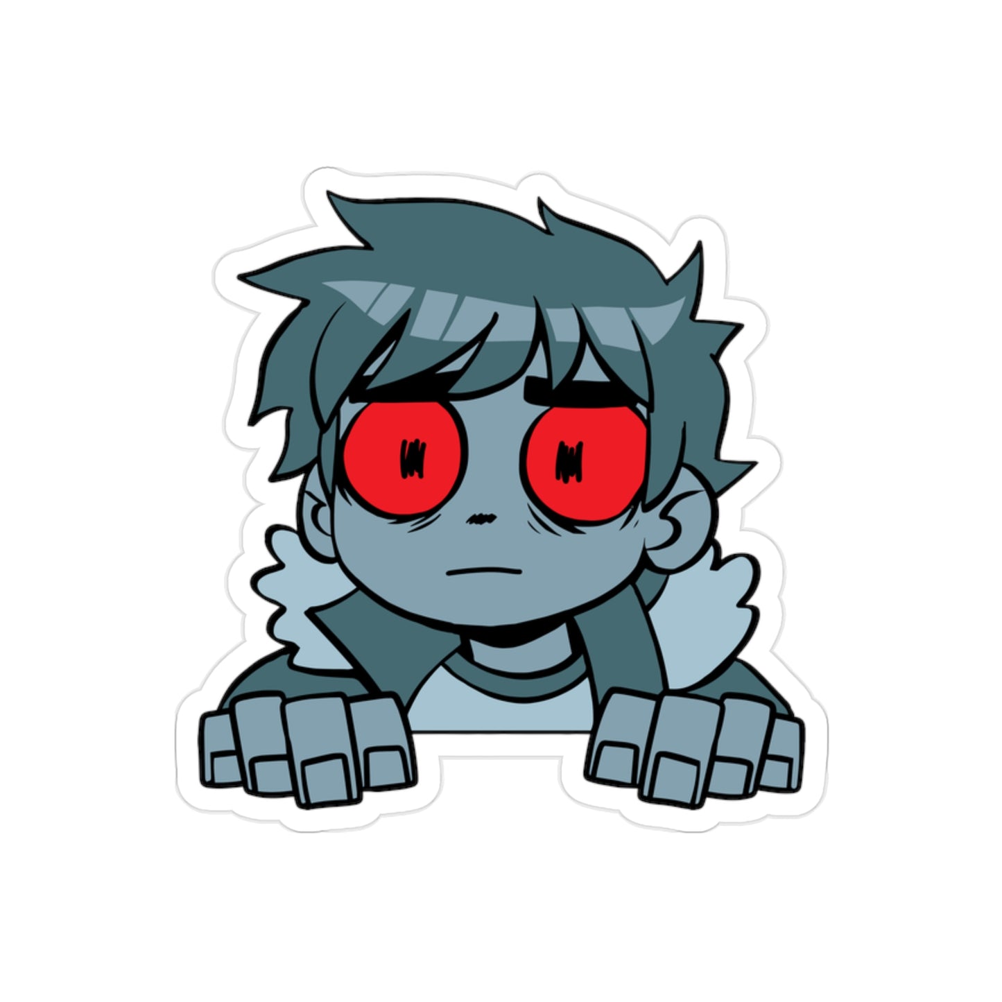 Nega Scott Peeker clear vinyl sticker