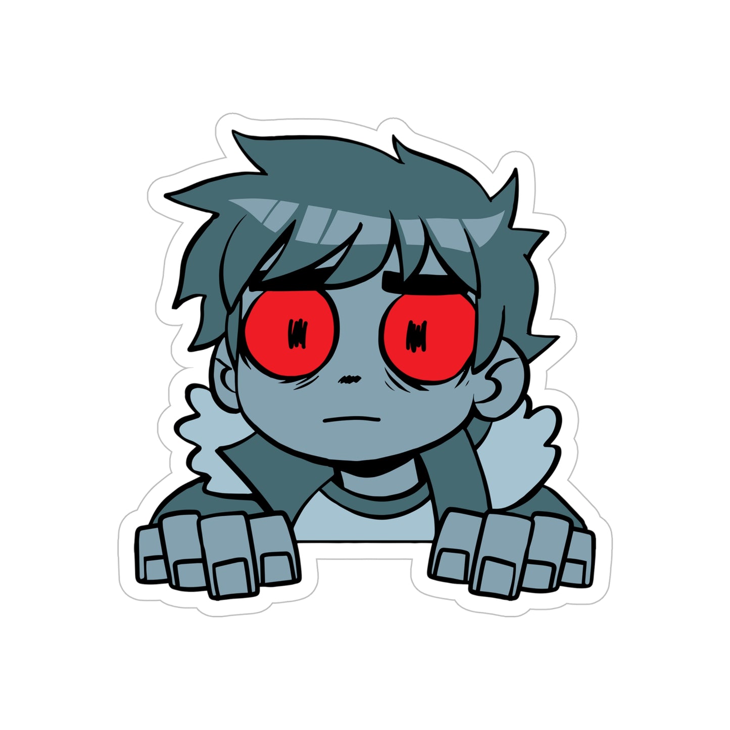 Nega Scott Peeker clear vinyl sticker