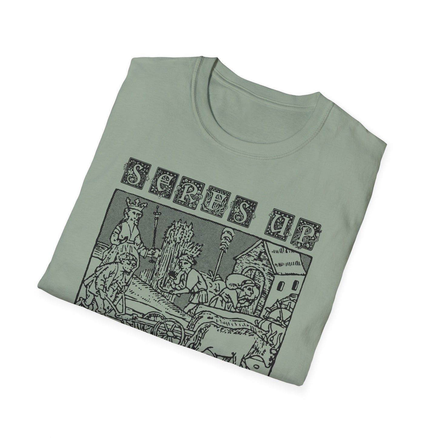 SERFS UP, HOES DOWN t-shirt
