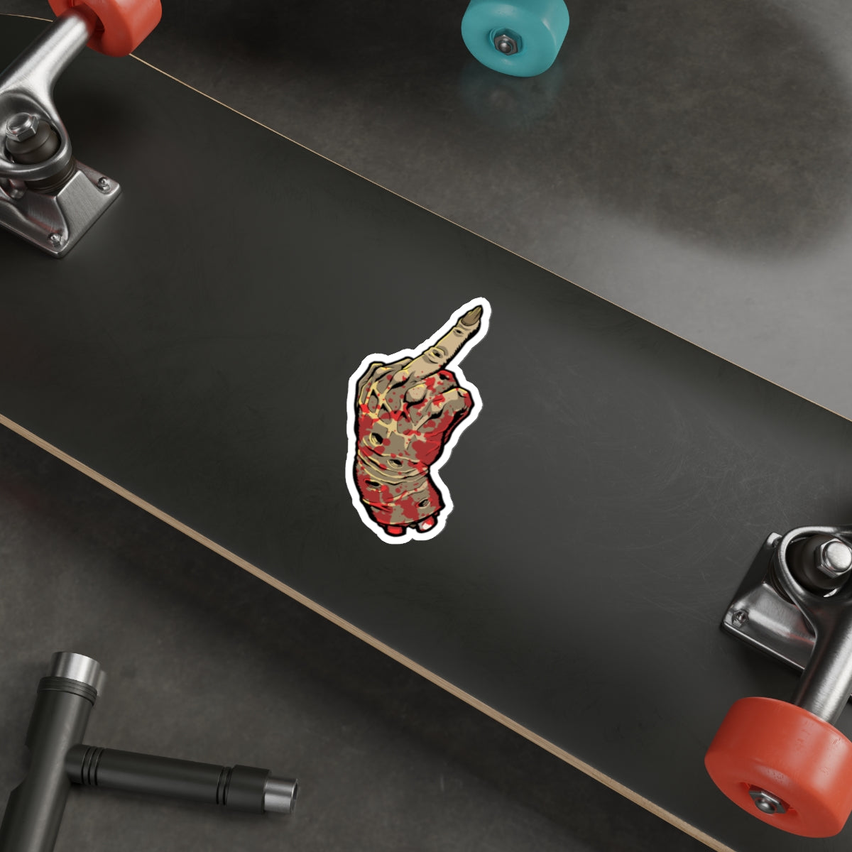 Evil Hand vinyl sticker