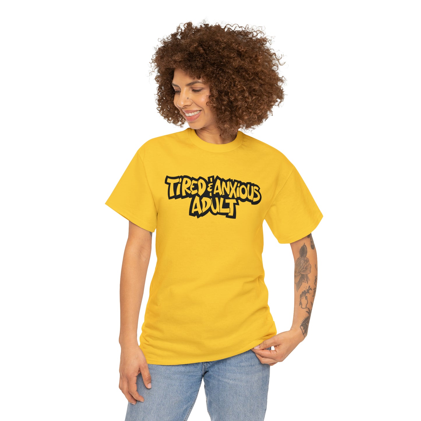 Tired & Anxious Adult t-shirt