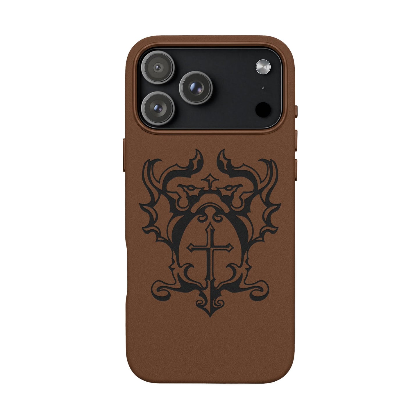 Vampire Killer Clan faux leather phone case