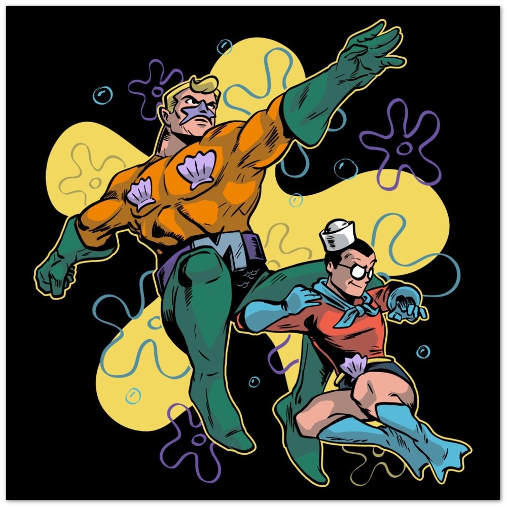 The Sea Knight Returns semi-gloss poster